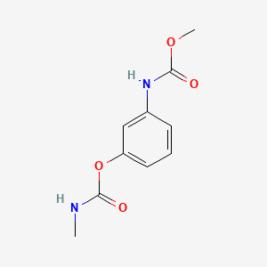 Carbanilic acid, m-hydroxy-, methyl ester, methylcarbamate