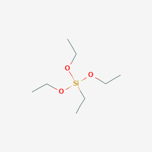 molecular formula C8H20O3Si B166834 Ethyltriethoxysilane CAS No. 78-07-9