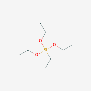 molecular formula C8H20O3Si B166834 Triethoxy(ethyl)silane CAS No. 78-07-9