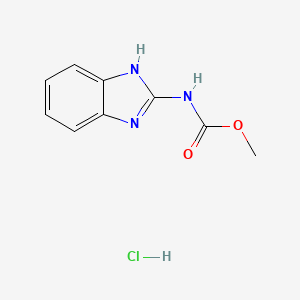 molecular formula C9H10ClN3O2 B1668343 Carbendazim hydrochloride CAS No. 37574-18-8