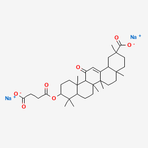 molecular formula C34H48Na2O7 B1668347 Carbenoxolone Disodium CAS No. 7421-40-1