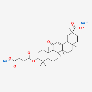 molecular formula C34H48Na2O7 B1668347 Carbenoxolone sodium CAS No. 7421-40-1