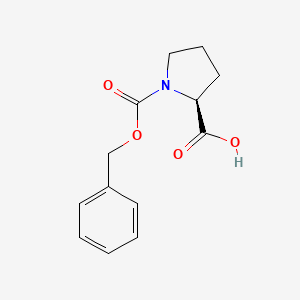 molecular formula C13H15NO4 B1668355 N-苄氧羰基-L-脯氨酸 CAS No. 1148-11-4