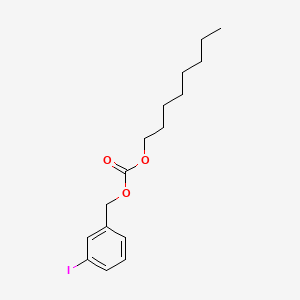 B1668362 Carbonic acid, (3-iodophenyl)methyl octyl ester CAS No. 60075-90-3