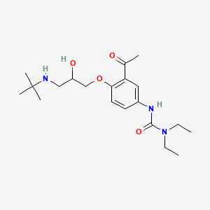 molecular formula C20H33N3O4 B1668369 Celiprolol CAS No. 56980-93-9