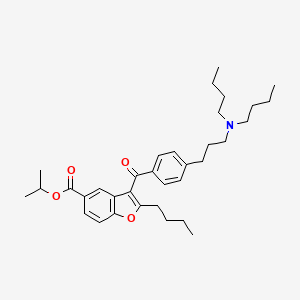 molecular formula C34H47NO4 B1668370 Celivarone CAS No. 401925-43-7