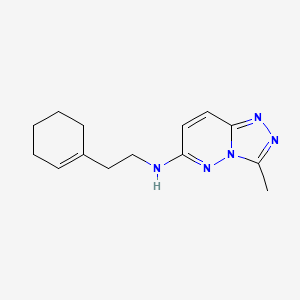 molecular formula C14H19N5 B1668373 CeMMEC2 CAS No. 902955-25-3