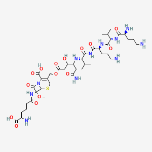 molecular formula C41H69N11O15S B1668386 Cephabacin M4 CAS No. 99313-74-3
