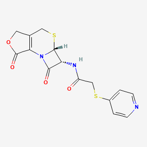 molecular formula C15H13N3O4S2 B1668396 Cephapirin lactone CAS No. 60517-75-1