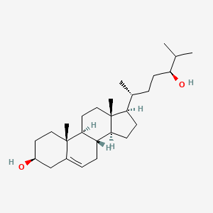molecular formula C27H46O2 B1668404 24(S)-Hydroxycholesterol CAS No. 474-73-7
