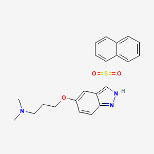 molecular formula C22H23N3O3S B1668406 Cerlapirdine CAS No. 925448-93-7