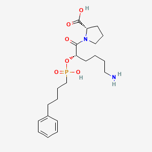 molecular formula C21H33N2O6P B1668409 Ceronapril CAS No. 111223-26-8