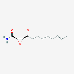 molecular formula C12H17NO3 B1668410 Cerulenin CAS No. 17397-89-6