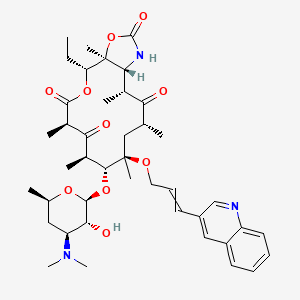molecular formula C42H59N3O10 B1668416 Cethromycin CAS No. 205110-48-1
