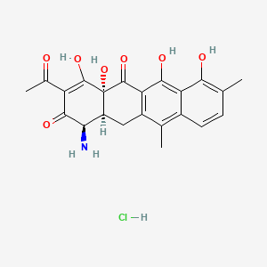 molecular formula C22H22ClNO7 B1668418 Cetocycline hydrochloride CAS No. 56433-46-6
