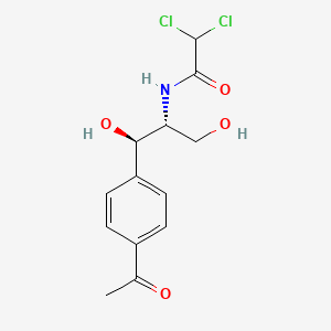 molecular formula C13H15Cl2NO4 B1668419 Cetophenicol CAS No. 735-52-4