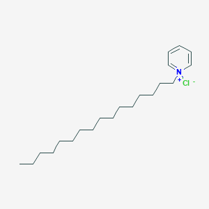 molecular formula C21H38N.Cl<br>C21H38ClN B1668427 Cetylpyridinium Chloride CAS No. 123-03-5