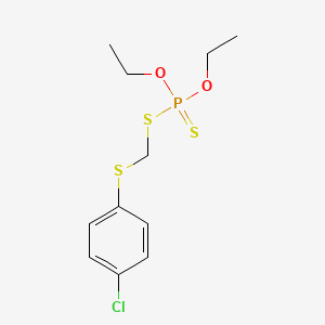 molecular formula C11H16ClO2PS3 B1668428 Carbophenothion CAS No. 786-19-6