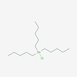 molecular formula C15H33ClSn B166843 Tripentyltin chloride CAS No. 3342-67-4
