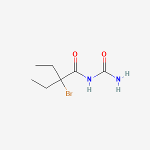 molecular formula C7H13BrN2O2 B1668436 Bromodiethylacetylurea CAS No. 77-65-6