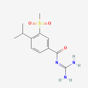 molecular formula C12H17N3O3S B1668443 卡利波利德 CAS No. 159138-80-4