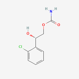 molecular formula C9H10ClNO3 B1668445 Carisbamate CAS No. 194085-75-1