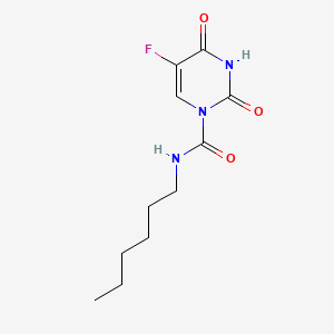 molecular formula C11H16FN3O3 B1668449 卡莫呋 CAS No. 61422-45-5