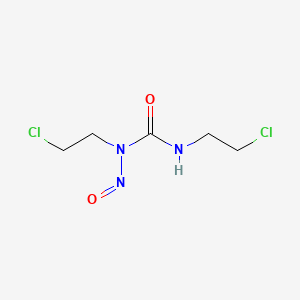 molecular formula C5H9Cl2N3O2 B1668450 Carmustine CAS No. 154-93-8