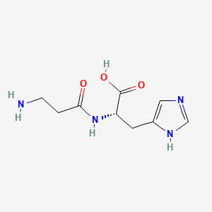 molecular formula C9H14N4O3 B1668453 Carnosine CAS No. 305-84-0