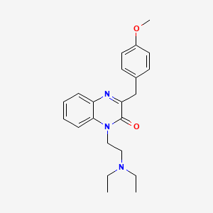 molecular formula C22H28ClN3O2 B1668455 Caroverine Hydrochloride CAS No. 23465-76-1