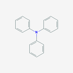 molecular formula C18H15N<br>(C6H5)3N<br>(C6H5)3N<br>C18H15N B166846 Triphenylamine CAS No. 603-34-9