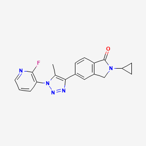 molecular formula C19H16FN5O B1668464 Cfmti 