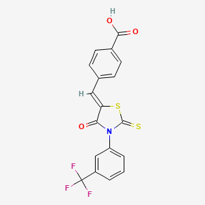 molecular formula C18H10F3NO3S2 B1668465 CFTR(inh)-172 CAS No. 307510-92-5