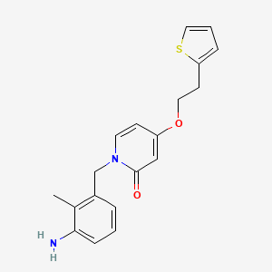 molecular formula C19H20N2O2S B1668466 Nilofabicin CAS No. 934628-27-0