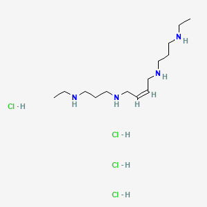 molecular formula C14H36Cl4N4 B1668467 PG-11047 tetrahydrochloride CAS No. 206991-64-2