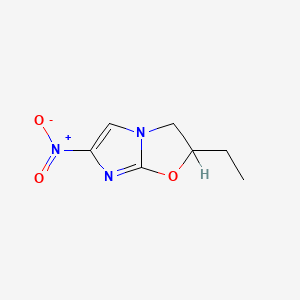 2,3-Dihydro-2-ethyl-6-nitroimidazo(2,1-b)oxazole