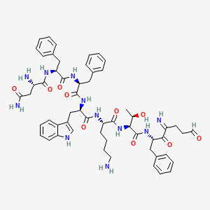 molecular formula C56H69N11O10 B1668477 Srih-cyclic-gaptltp CAS No. 76080-70-1
