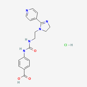 molecular formula C18H20ClN5O3 B1668478 CGP-15720 hydrochloride CAS No. 76692-12-1