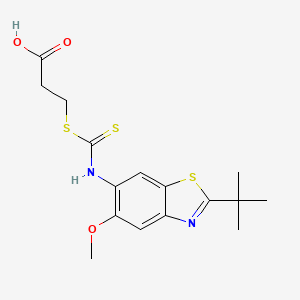 molecular formula C16H20N2O3S3 B1668482 Cgp 20376 CAS No. 81059-04-3