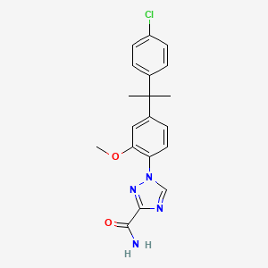 molecular formula C19H19ClN4O2 B1668492 Cgp 31358 CAS No. 125652-47-3