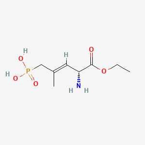 [(E,4R)-4-amino-5-ethoxy-2-methyl-5-oxopent-2-enyl]phosphonic acid