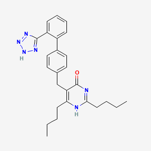 2,6-Dibutyl-5-((2'-(1H-tetrazol-5-yl)biphenyl-4-yl)methyl)pyrimidin-4-ol