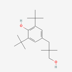 molecular formula C19H32O2 B1668540 2,6-Ditert-butyl-4-(3-hydroxy-2,2-dimethylpropyl)phenol CAS No. 57717-80-3