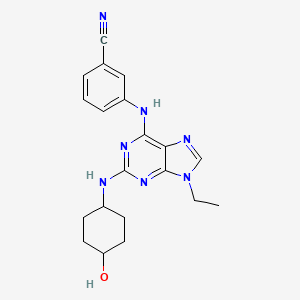 molecular formula C20H23N7O B1668542 CGP-79807 CAS No. 1229665-91-1