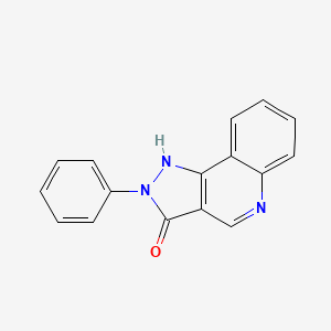 molecular formula C16H11N3O B1668552 CGS 8216 CAS No. 77779-60-3