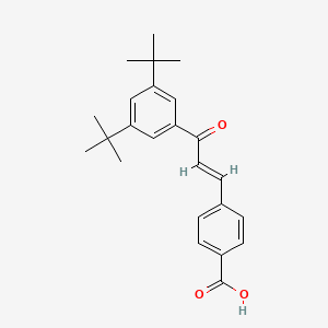 molecular formula C24H28O3 B1668563 3,5-Di-tert-butylchalcone CAS No. 110368-33-7