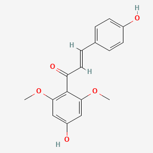 molecular formula C17H16O5 B1668564 4,4'-Dihydroxy-2',6'-dimethoxychalcone CAS No. 123316-64-3