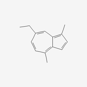 molecular formula C14H16 B1668570 Chamazulene CAS No. 529-05-5