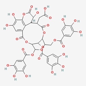 molecular formula C41H32O27 B1668574 Chebulinic acid CAS No. 18942-26-2