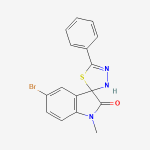 molecular formula C16H12BrN3OS B1668577 螯合剂1a CAS No. 387832-36-2